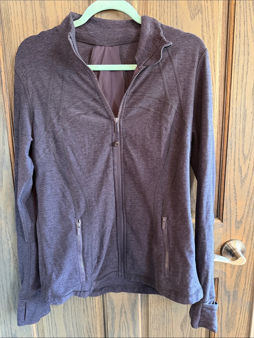 lululemon athletica Plum Heather Long-Sleeve Jacket